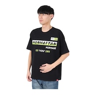 マンハッタンポーテージ(ManhattanPortage)半袖 プリントTシャツ 25SS-MP-M610 BLACK