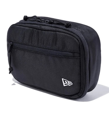 ニューエラ（NEW ERA）黒 14524567 小物収納 メッシュポケット ペンホルダー 仕分け お出かけ 旅行 トラベル 旅行ポーチ