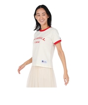 ラッセル(RUSSELL)30/ アーチロゴリンガー 半袖Tシャツ RBL25S1001 IVR