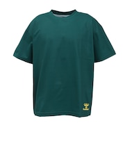 ヒュンメル(hummel)スポーツウェア コットンライク Tシャツ ユニセックス グリーン XB UVカット HAPB4095XB-563