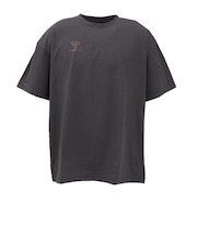 ヒュンメル(hummel)スポーツウェア コットンライク Tシャツ ユニセックス チャコール UVカット HAPB4089-921