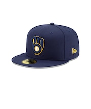 ニューエラ(NEW ERA)帽子 キャップ 59FIFTY MLBオンフィールド ミルウォーキー・ブリュワーズ ホーム 14524872