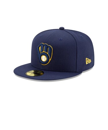 ニューエラ（NEW ERA）帽子 キャップ 59FIFTY MLBオンフィールド ミルウォーキー･ブリュワーズ ホーム 14524872