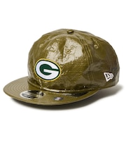 ニューエラ(NEW ERA)キャップ RC 9FIFTY フラットバイザー グリーンベイ・パッカーズ オリーブ 14517899