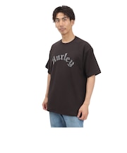 ハーレー(HURLEY)TERRY OLD ENGLISH ロゴ オーバーサイズ ショートスリーブTシャツ MCSS251068-CGY