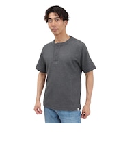 エルケクス（ELKEX）半袖 ワッフル HENLEY Tシャツ EKM5S10018 CGRY