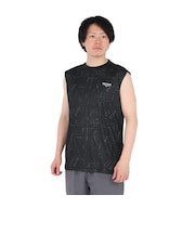 デュアリグ(DUARIG)ドライプラスクール シャインブロック メッシュ ノースリーブTシャツ 5S0012-TRCT-863HD BLK