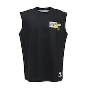 ヒュンメル(hummel)スポーツウェア コットンライク ノースリーブ Tシャツ 袖なし ブラック ドライ XB HAPB5120XB-90
