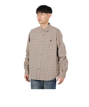 エクストララージ（XLARGE）PLAID 長袖シャツ 101251014002-BEIGE