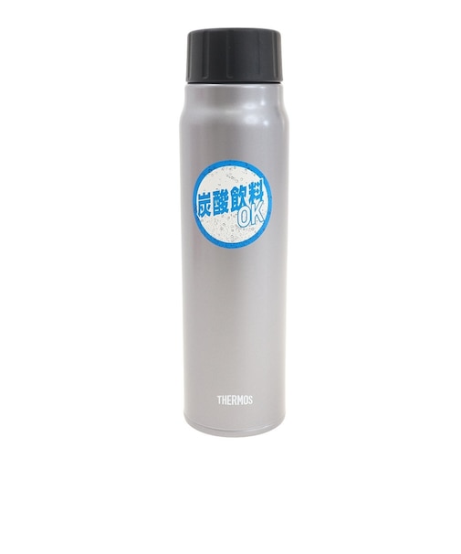 サーモス（THERMOS）水筒 保冷炭酸飲料ボトル シルバー 0.53L FJK-500 SL 保冷 炭酸飲料対応 スポーツ飲料対応 丸洗い可 ステンレス 魔…