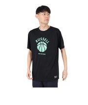 ラッセル(RUSSELL)バスケットボールウェア 半袖 AMERICAS MAP Tシャツ RBB25S0009 BLK