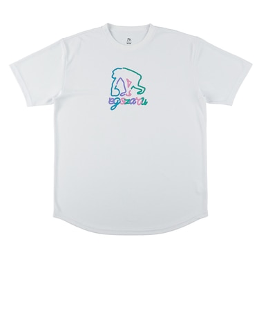 エゴザル（EGOZARU）バスケットボールウェア マルチスクリプトロゴTシャツ EZSS25UST026C002