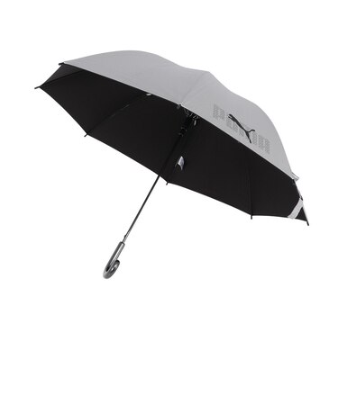 プーマ（PUMA）傘 晴雨兼用SV 55cm JP 傘 PBS75JP55 SL 紫外線対策 遮光 軽量 反射素材 ロゴ シンプル 学生 ジャンプ傘 長傘