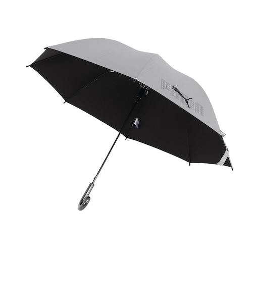 プーマ（PUMA）傘 晴雨兼用SV 55cm JP 傘 PBS75JP55 SL 紫外線対策 遮光 軽量 反射素材 ロゴ シンプル 学生 ジャンプ傘 長傘