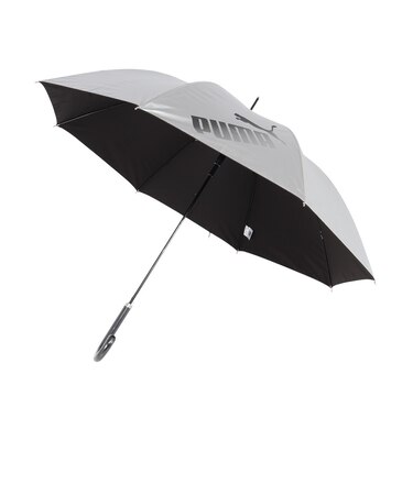 プーマ（PUMA）傘 晴雨兼用SV 60cm JP 傘 PBP76JP60 SL 紫外線対策 遮光 軽量 反射素材 ロゴ シンプル 学生 ジャンプ傘 長傘