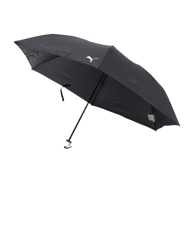 プーマ（PUMA）折りたたみ傘 超軽量 リップ無地 55cm PPL22MN55 BK 三段式 雨傘 折り畳み 傘 持ち運び