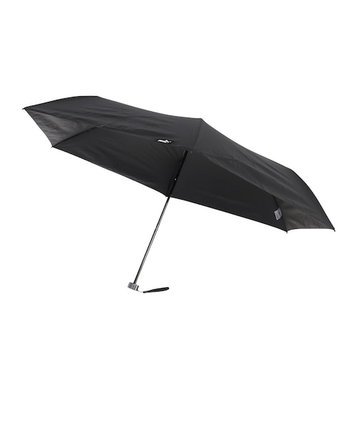 プーマ（PUMA）折りたたみ傘 晴雨兼用ジャンプ傘 ワンポイント 60cm PBP81MN60 BK UPF50+ UVカット 遮光 軽量 日傘 雨傘