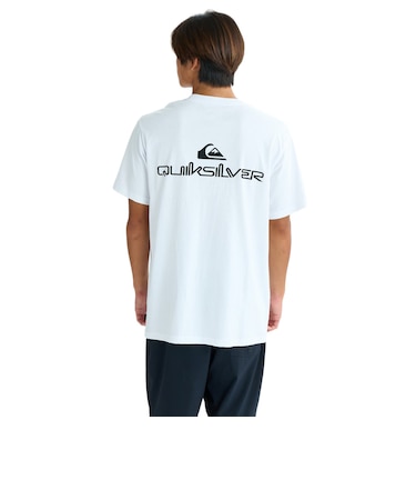 クイックシルバー（Quiksilver）DOUBLE LOGO 半袖Tシャツ 25SUQST252013WHT