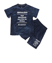 ドライプラス 半袖Tシャツ ハーフパンツ 上下セット CT5S0060-TR865-GRJY NVY