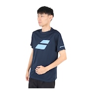 バボラ(BABOLAT)テニスウェア クラブ 半袖 Tシャツ BUP5511C-NV