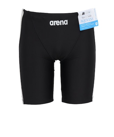 アリーナ（ARENA）水着 メンズ 水泳 フィットネススパッツ ハーフレッグ 黒×グレー M-3Lサイズ AS5SWF62M BKGY スイムウェア フィット…