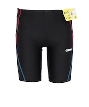 アリーナ(ARENA)水着 メンズ 水泳 フィットネススパッツ ハーフレッグ 黒×赤 S-3Lサイズ AS5SWF63M BKRD スイムウェア インナー付き