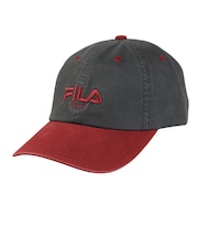 フィラ(FILA)帽子 2トーンキャップ 25101360611980 洗濯可 UVカット 紫外線対策 日差し対策 吸汗速乾 シンプル カジュアル