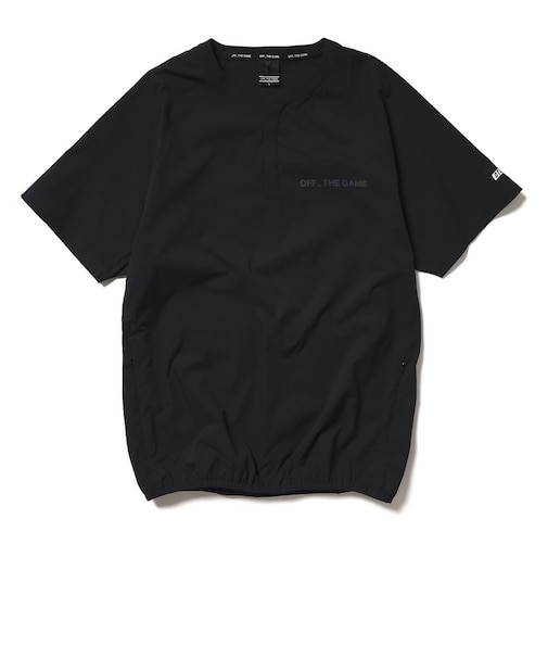オフ ザ ゲーム（OFF THE GAME）野球ウェア 半袖 ウィンドブレーカーシャツ OG0125SS0003-BLK