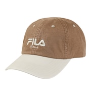 フィラ(FILA)帽子 2トーンキャップ 25101360691980 洗濯可 UVカット 紫外線対策 日差し対策 吸汗速乾 シンプル カジュアル