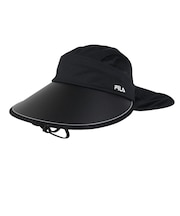 フィラ(FILA)帽子 3ウェイジョッキー 黒 25201320701970 手洗い可 吸汗速乾 UVカット 紫外線対策 日差し対策 日焼け対策 ガーデニング