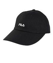 フィラ(FILA)帽子 ワイドキャップ 黒 12631320501970 洗濯可 UVカット 紫外線対策 日差し対策 日焼け対策 吸汗速乾 シンプル ロゴ入り