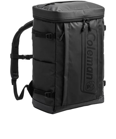 コールマン（Coleman）リュック バックパック シールド35 ビックロゴ BK 黒 35L 2000038437 スクエア 防水 撥水 カバン 通勤 通学