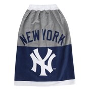 エムエルビー(MLB)巻タオル 水泳 タオル ヤンキース 80cm グレー 125441-GY プールタオル バスタオル 水遊び お着替えタオル MLB メジ…