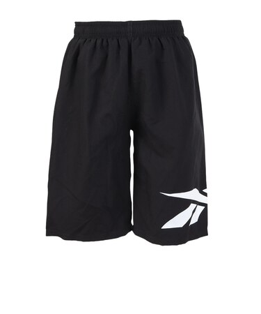 リーボック（REEBOK）スクール水着 ジュニア 男子 水泳 ビックロゴサーフパンツ 黒 130-180センチ 115430-BK 初心者 フィットネス ス …