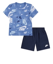 ナイキ(NIKE)ジュニア FT 半袖Tシャツ ショーツ 上下セット 86N043-U90