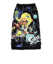 巻タオル 水泳 スプラトゥーン3 クールインク 80cm丈 黒 4525003100 スイムタオル