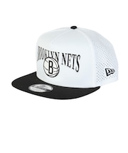 ニューエラ(NEW ERA)帽子 キャップ 9FIFTY A-Frame NBA 2-Tone ブルックリン・ネッツ バイザー Mサイズ 14388567 メ…