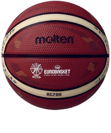 モルテン（molten）BG200 EuroBasket 2025 公式試合球 レプリカ 1号球 B1G200-E5Z