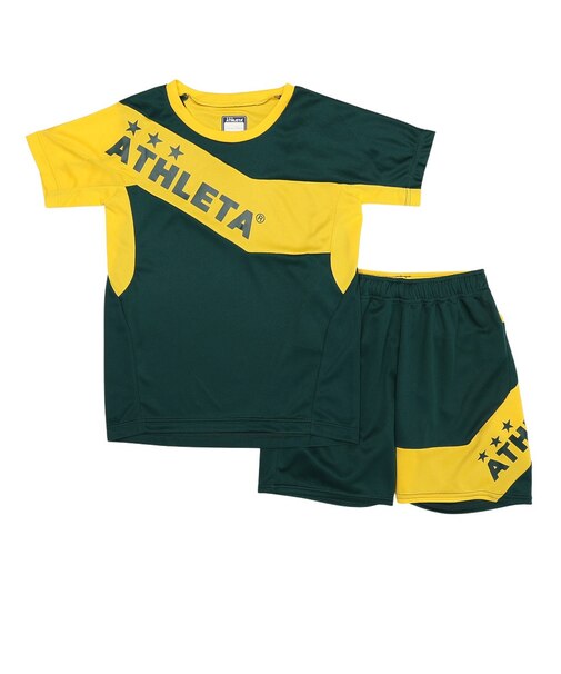 アスレタ（ATHLETA）サッカー フットサルウェア ジュニア プラクティス 上下セット XE-460J GNXYE