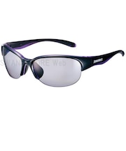 スワンズ(SWANS)サングラス LUNA 偏光レンズモデル サングラス LN-0053 BK/PR ケース付 スポーツサングラス UVカット 小さめ
