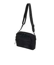 ヤックパック(YAK PAK)ワイド ショルダーバッグ 黒 YAK-BAG-25S004 BLK 肩掛け 収納 男女兼用 お出かけ 外出 日常使い シンプル