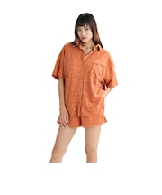 ロキシー(ROXY)SUNBATHING SHIRT ウィメンズ 開襟シャツ 25SURDK252037PER