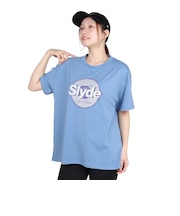 ロゴ 半袖 スリット Tシャツ SL2025SSL-APP003BLU