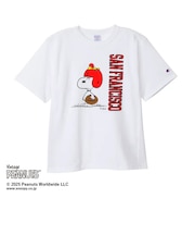 チャンピオン(CHAMPION)リバースウィーブ 半袖Tシャツ PEANUTS C3-B351 010