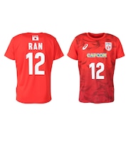 アシックス（ASICS）バレーボールウェア バレー応援Tシャツ 男子 日本代表 2025 高橋 藍 2053A286.603