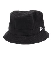 ニューエラ（NEW ERA）帽子 ハット バケット02 ベーシック ウォッシュドコットン 黒 S-Mサイズ 57-61cm 14524814