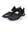 ナイキ（NIKE）ジュニアスニーカー スポーツシューズ フレックス ランナー 4 PS ブラック IF2894-002 着脱簡単 伸縮性 耐久性