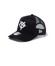 ニューエラ(NEW ERA)キャップ ジュニア 9FORTY A-Frame トラッカー 読売ジャイアンツ 黒 52-55cm 14524497 スポーツキャ…