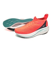 ミズノ(MIZUNO)ランニングシューズ ジョギングシューズ ミズノ ネオ ビスタ 2 ピンク グレー J1GC253903 スニーカー
