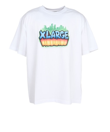 エクストララージ（XLARGE）SKYLINE 半袖Tシャツ 101252011017-WHITE